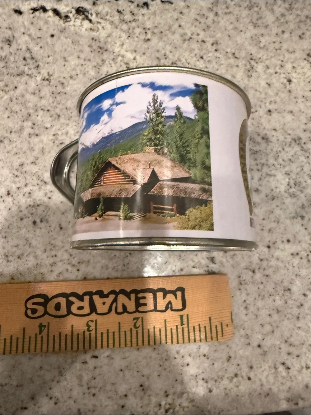 Vintage Set of Bonanza Ponderosa Ranch Tin Mug Cups With Cartwrights Western